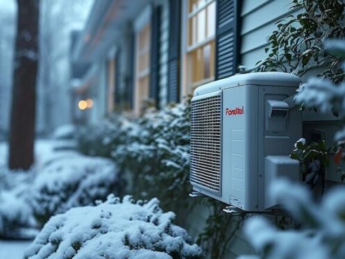 heat pump in winter